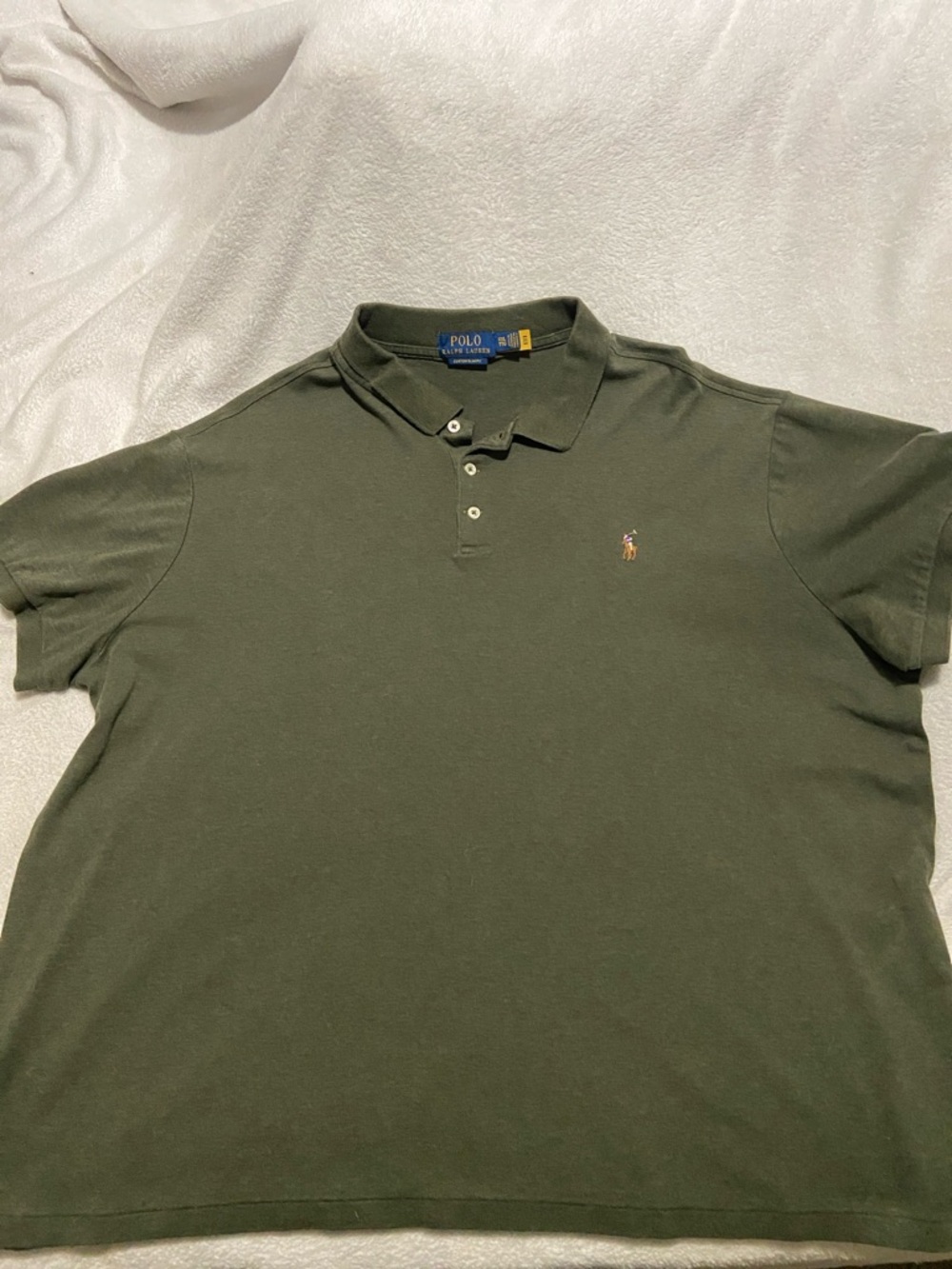 Polo by Ralph Lauren Olive Green Short-Sleeve Polo Shirt
